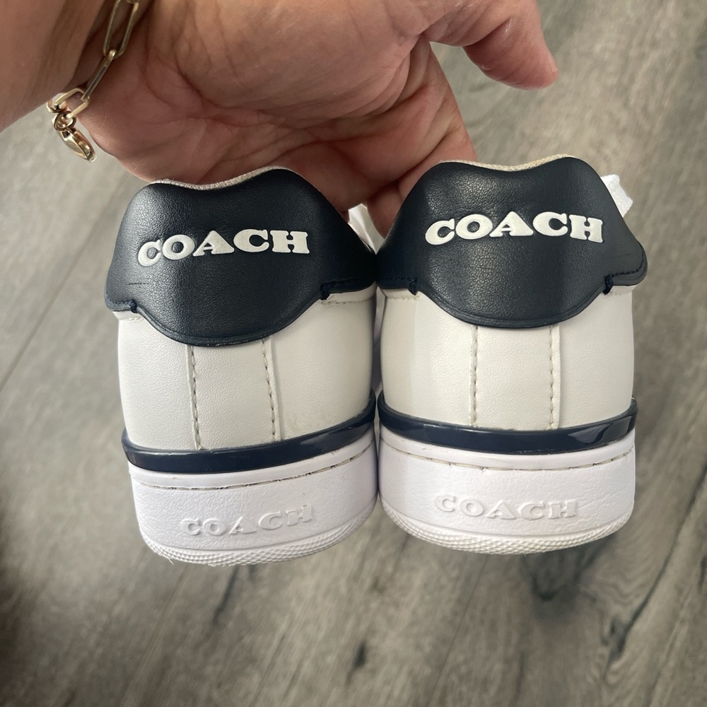 Coach Women's Black and White Sneakers - Picture 8 of 8